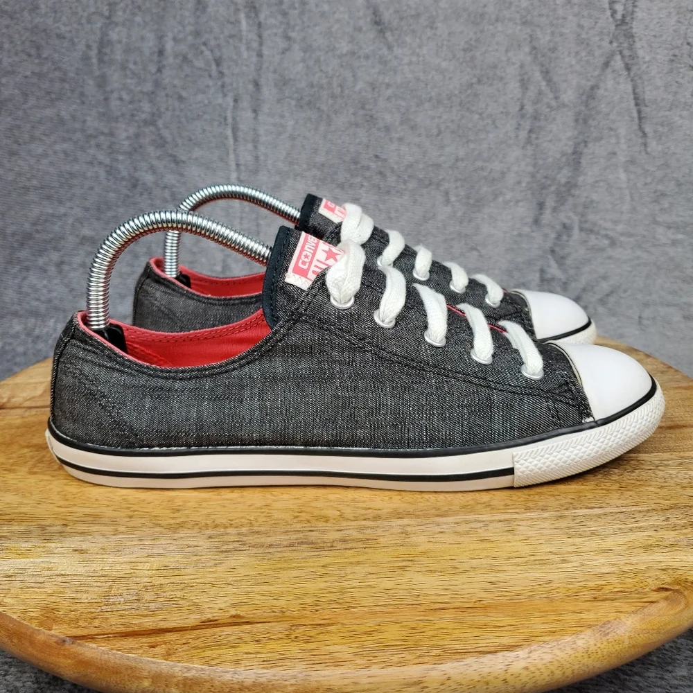 Converse Chuck Taylor All Star Dainty Ox Shoes Women's 9 Black Casual Sneakers